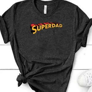Superdad Retro Super Dad Father's Day Logo T-Shirt