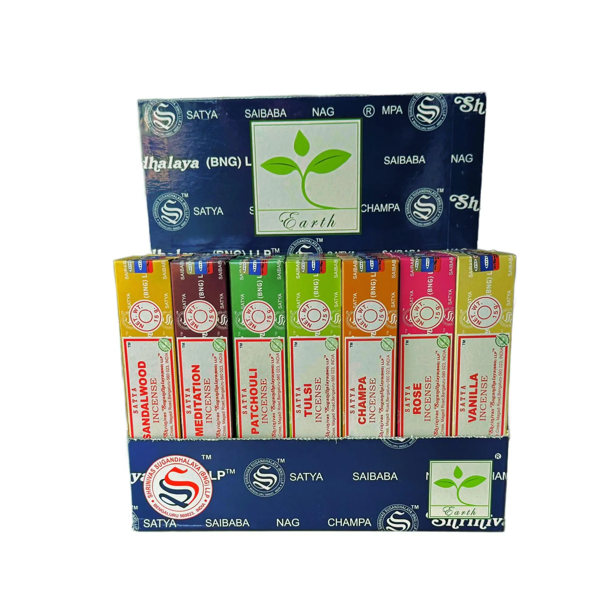 Satya Natural Aroma Incense Sticks - Authentic Hand-Rolled Indian Scent Sticks for Meditation, Relaxation, Ideal Home Fragrance Home Care Supply Gift, Natural Incense