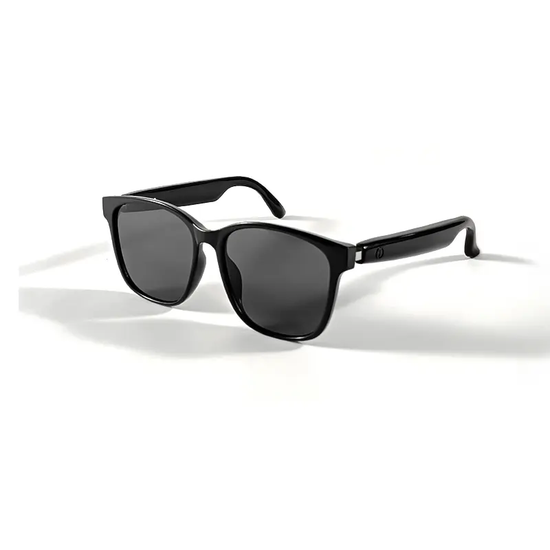 Unisex Bluetooth Protective Smart Sunglasses - Open Ear-Cup Design, Real-Time Voice Assistant, Ideal for Travel and Meetings (Automotive & Motorcycle Protective Gear)