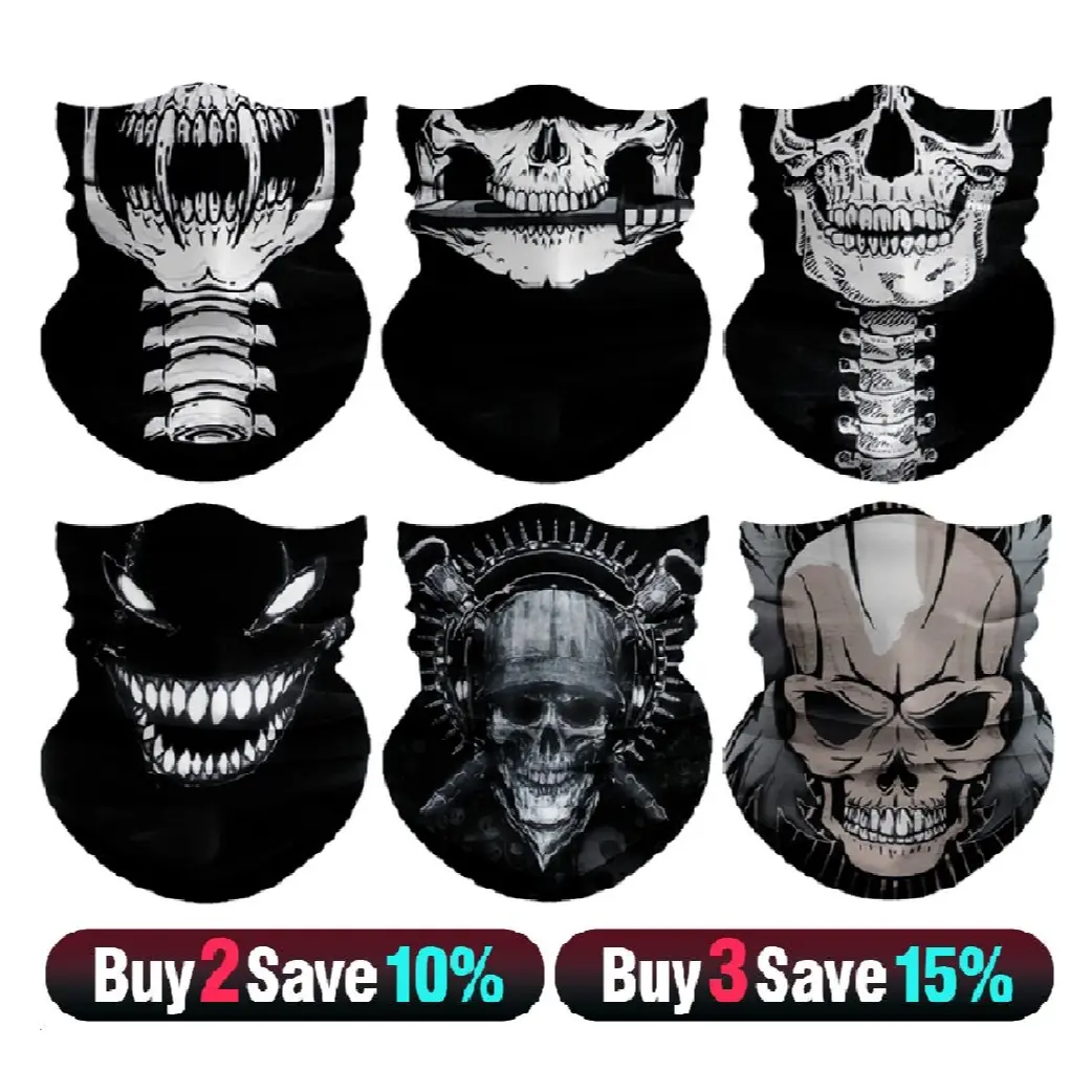 A-Black Multi Skull