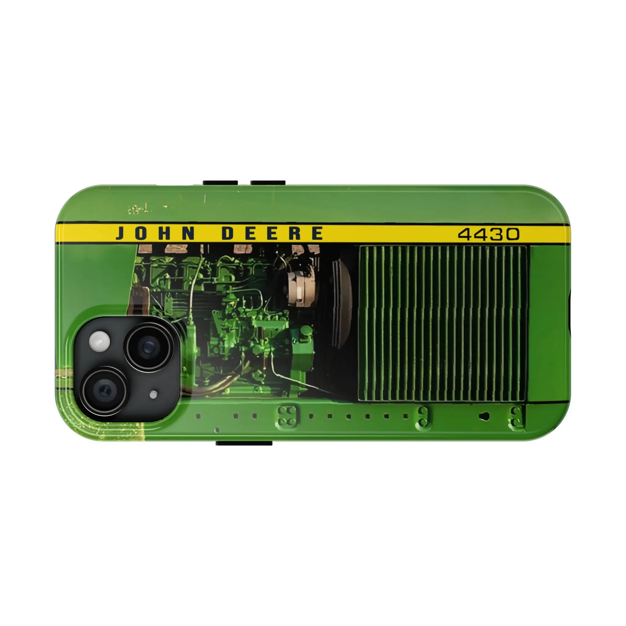 Farmer Green 4430 Custom Style Mobile Phone Case - 2-Piece Strapless Wireless Accessory with Shockproof Resistance, Shock Dispersion, Polycarbonate Protection, Vivid Print for Tractor Enthusiasts HG, Tractor Theme