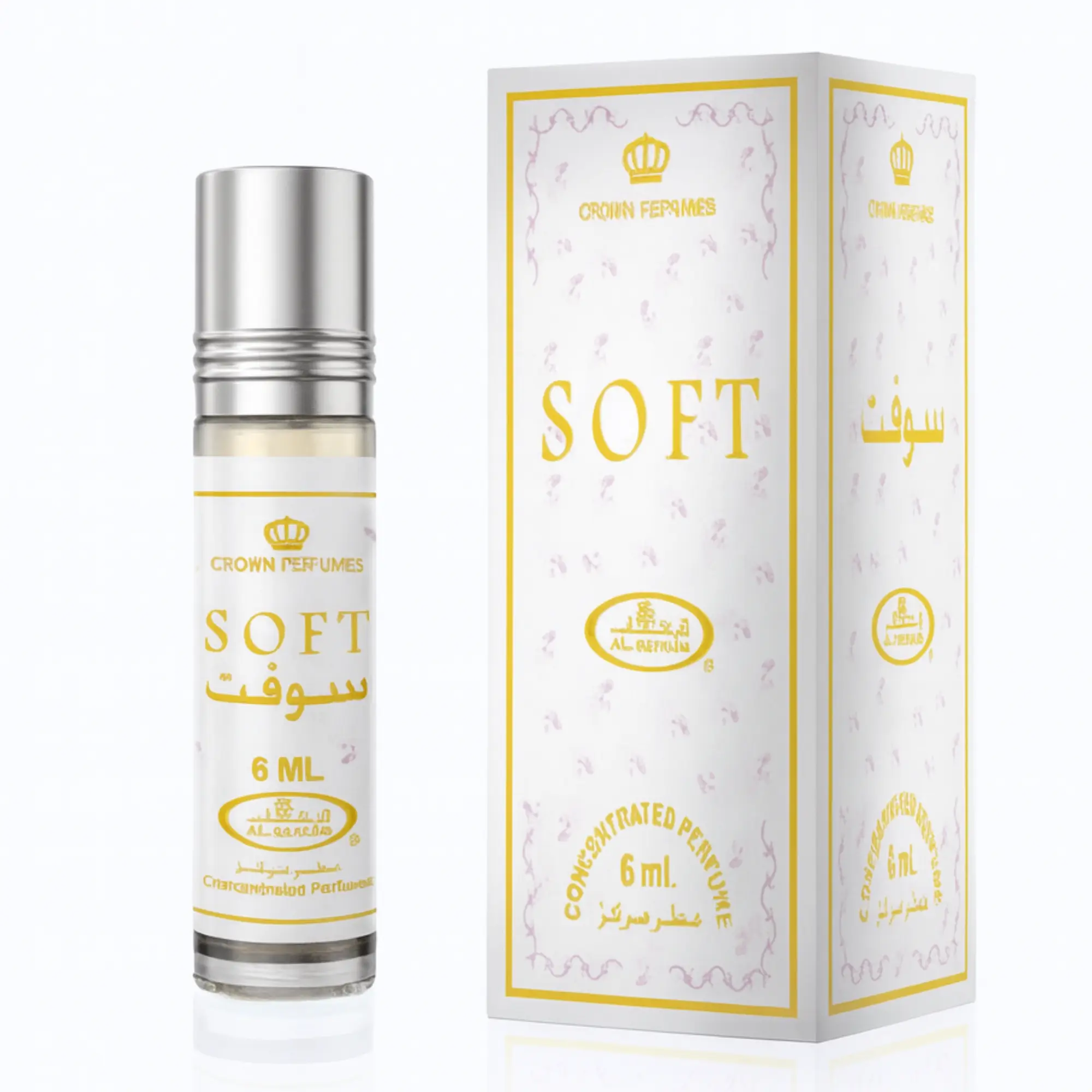 Al Rehab Marshmallow Choco Musk Unisex Aromatic Fragrance Roll-On Perfume Oil (6ml/0.2 Fl Oz) Bottle with Natural Oils - Captivating Long-Lasting Scent - Compact Travel-Size for Adults' Daily Wear