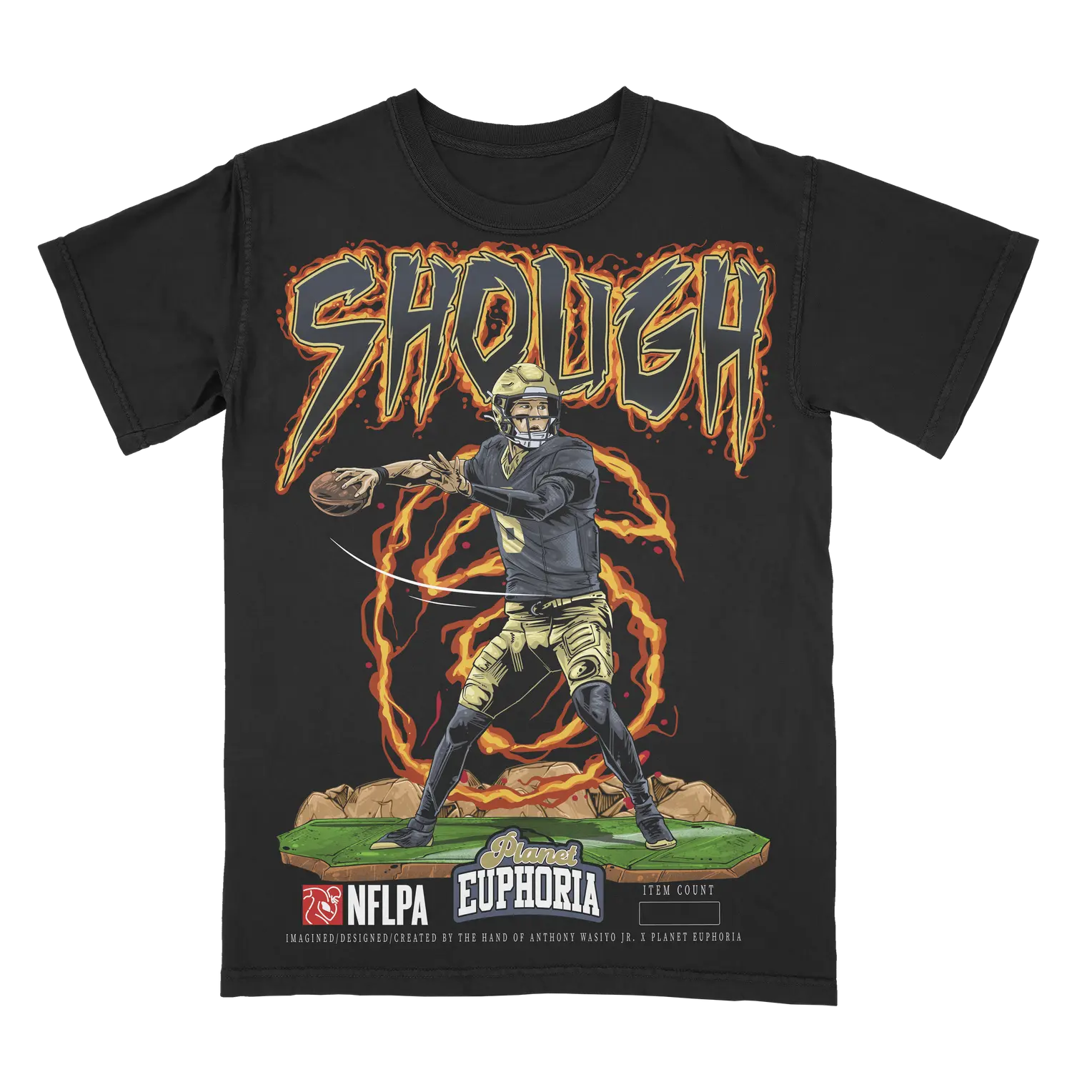 Tyler Shough Player Graphic T-Shirt