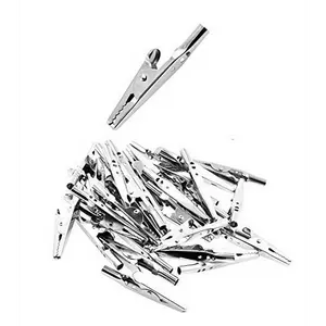 Mandala Crafts Small Metal Alligator Clips for Crafts, Soldering, Electric Test Leads, Painting 51mm 2 Inches