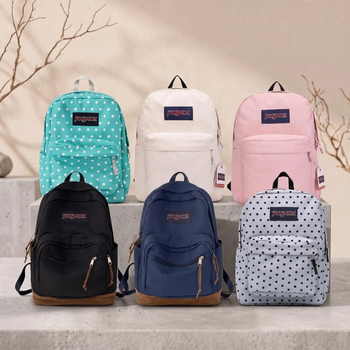 JanSport SuperBreak Series Backpack, Durable Polyester Casual Daypack, Student College School Backpack for Work Travel Outdoor Multiple Color Patterns
