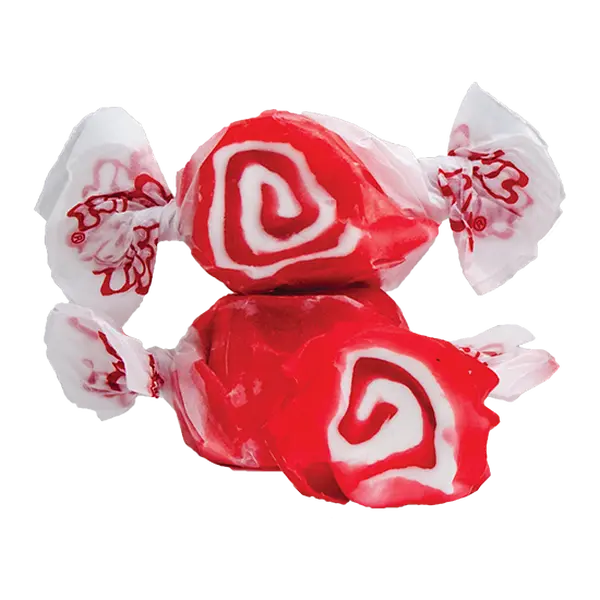 Red Licorice Swirls Taffy