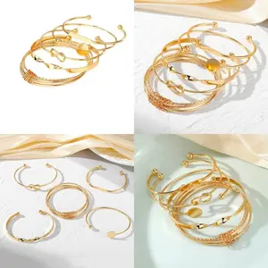 Titanium Steel Bracelet Set With Adjustable Multi-Layer Twisted Chain For Men And Women |   Dark Hip-Hop Style Daily Accessory