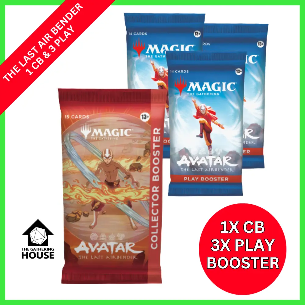 1x CB & 3x Play / 2x CB & 6x Play - Avatar: The Last Airbender - Booster Pack (TLA) MTG - Magic the Gathering (Pre-sale - arrive no earlier than 9/20)