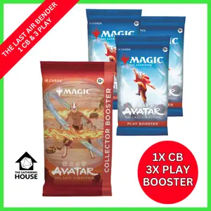 1x CB & 3x Play / 2x CB & 6x Play - Avatar: The Last Airbender - Booster Pack (TLA) MTG - Magic the Gathering (Pre-sale - arrive no earlier than 9/20)