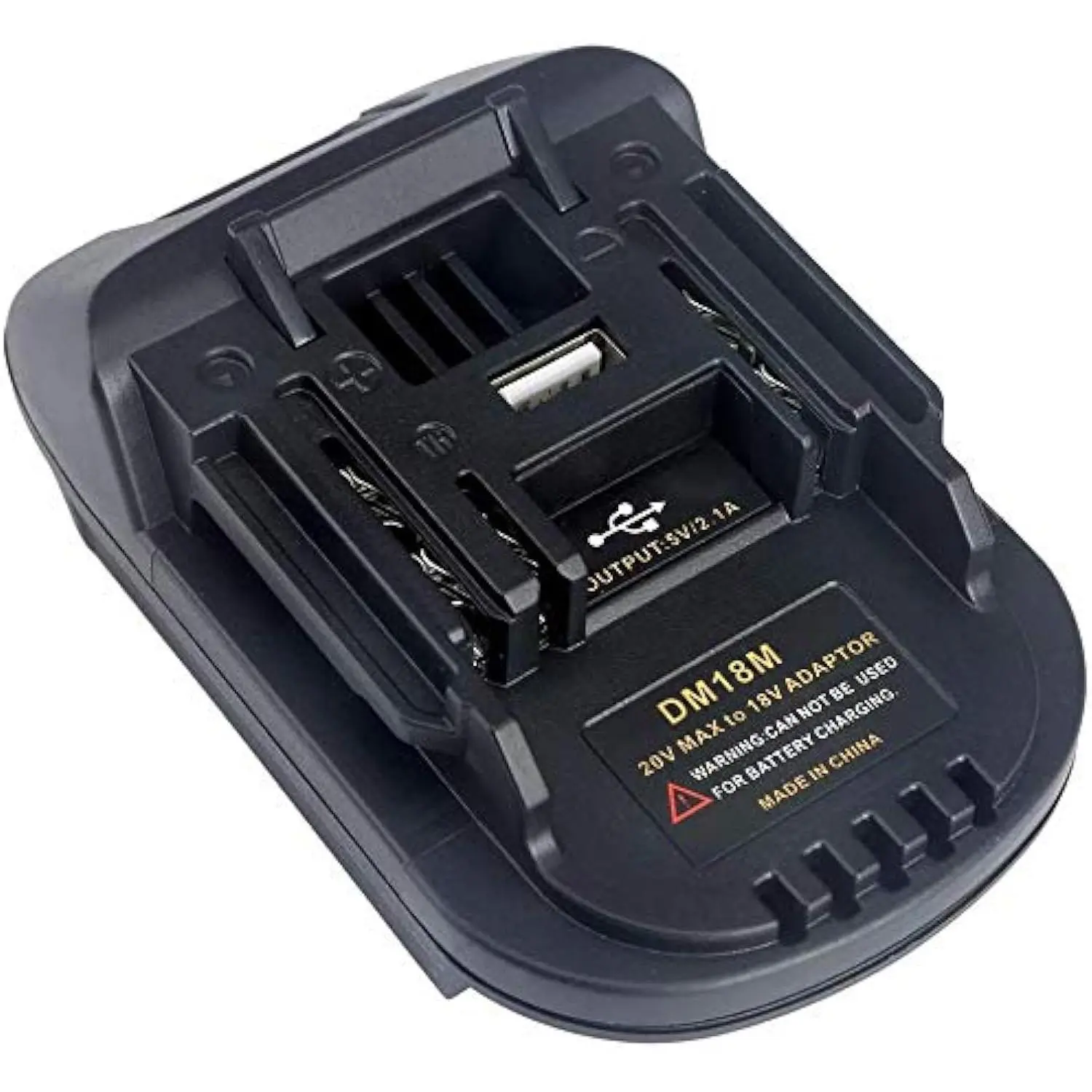 (Fits Makita 18v tools)Using this adapter, you can install DeWalt and Milwaukee batteries onto Makita 18V tools, allowing you to make full use of idle batteries and reduce the need to purchase new ones.