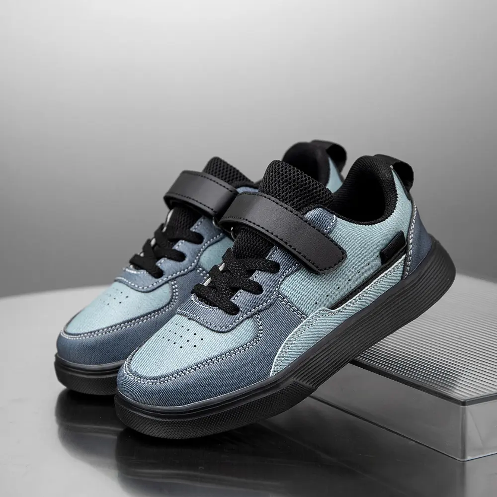 Kids' Colorblock Casual Trainers, Soft Comfortable Sporty Sneaker Trainer for Boys & Girls, Unisex All-Season Design, Casual Low Top, Sporty Chic, All Year, Year-Round, Yes