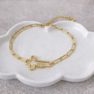 Faith and Sparkle Walk in Faith Anklet