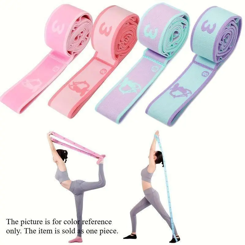 1pc Yoga Stretch Band, Exercise Exercise Resistance Band for Dance, Gymnastics, Exercise, Pilates Stretch Band, Yoga Accessories