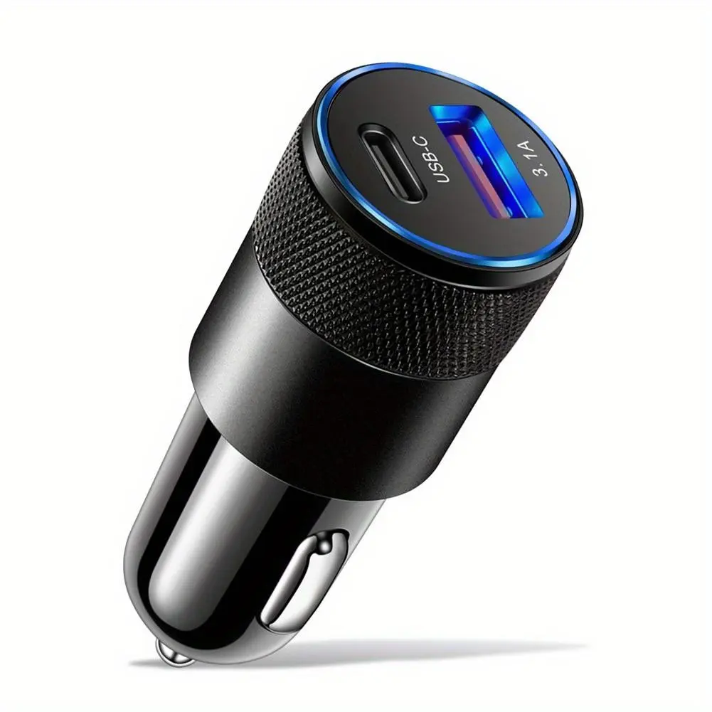 Mini USB Car Charger Adapter, Vehicle Accessory, Office Gear, Study Supplies, Perfect Gift for Christmas and Birthday, Usb C Car Charger Fast Charging, Type C Charging, Fast Charging Solution