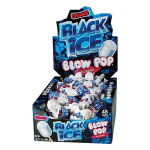 Blow Pops All Flavors Blue Raspberry Black Cherry Watermelon Sour Apple Black Ice Cherry Ice 48 CT