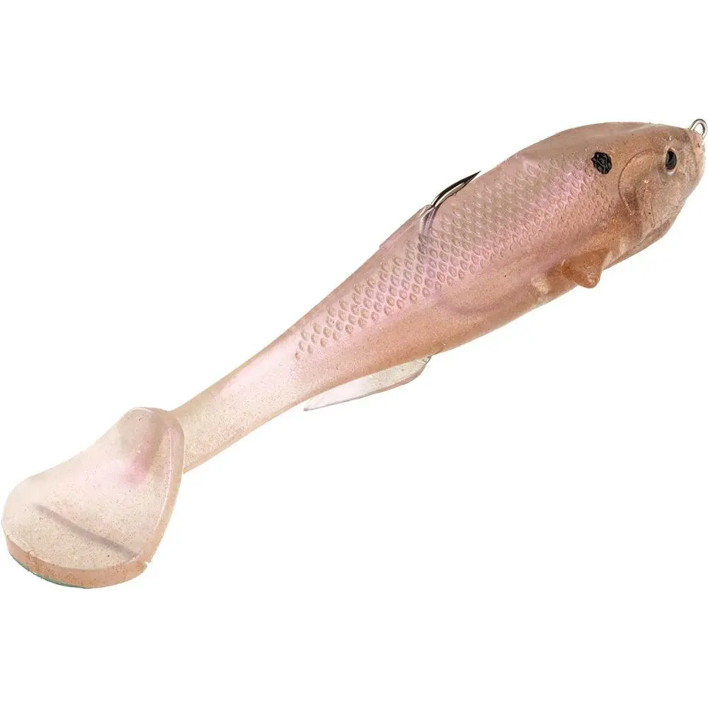 Weedless Swimbait, 6 Inch TPE Artificial Fishing Lure with Magnetic Hook System, Durable Construction & Lifelike Action