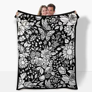 Color-Fillable Flannel Blanket, Creative Art Craft, Suitable for Children and Adults, Holiday Gift