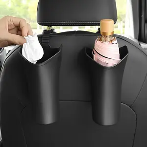 Waterproof Car Umbrella Storage Cabinet, Multi-Functional Fixed Holder, Foldable Hanging Cup Rack, Car Backseat Organizer, 1pc Automotive Organizer