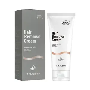 Hair Removal Cream, Gentle Hair Removal Cream, Skin Cleansing Cream, Non Irritating and Painless Hair Removal Cream for Arm, Leg, Underarm