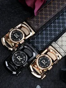 Men's Fashionable High-End Belt, Trendy Exquisite Belt, Automatic Buckle, Casual Business Men's Waistband, Trendy Leisure Belt Accessory