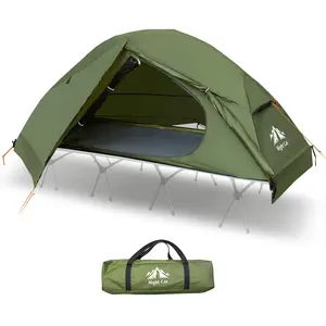 Night Cat 1-Person Camping Tent: Lightweight Waterproof Hiking Tent for Adult Cot Not Included Easy Setup Tent camping essentials