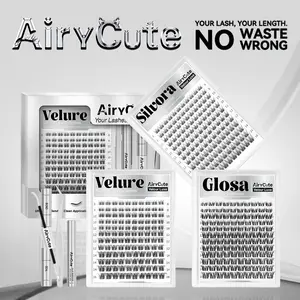 Say Goodbye to Clumpy Lashes | AiryCute Natural Style Collection | Velure, Silvora, Glosa | Natural Daily Style | Beginner-Friendly DIY Lashes | Flawless Trendy Must-Have Clusters