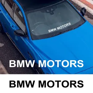 DIY Car Windshield Sticker Personalized Letter Decoration, Customizable Decal for Bmw and Other Car Models, Automotive Accessories, Car Decals