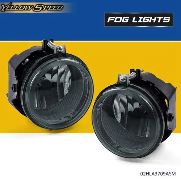 ALLGOOD Brand New High Quality Front Bumper Fog Lights Set, w/H11 Halogen Headlights Bulbs, Screws & Auxiliary Lights Fit For Dodge Challenger, Charger, Nitro, Caliber, Avenger, Chrysler Town & Country, Pacifica, Jeep Patriot, Compass, H10 Bulbs
