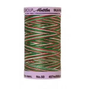 Silk Finish Cotton Multi Polyester Thread 50wt 500yds Seasons Greetings