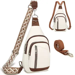 Myhozee Sling Bag for Women – 2-in-1 Crossbody Backpack, Vegan Leather Small Shoulder Bag with Removable Straps for Travel & Daily Use, Casual Chest Bag, Crossbody Clutch