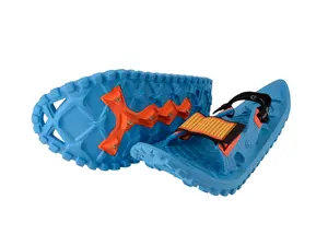 Crescent Moon Lightweight Kid EVA Foam Snowshoes with Secure Velcro Bindings, Rocker Cloud Deck and Ice Spikes