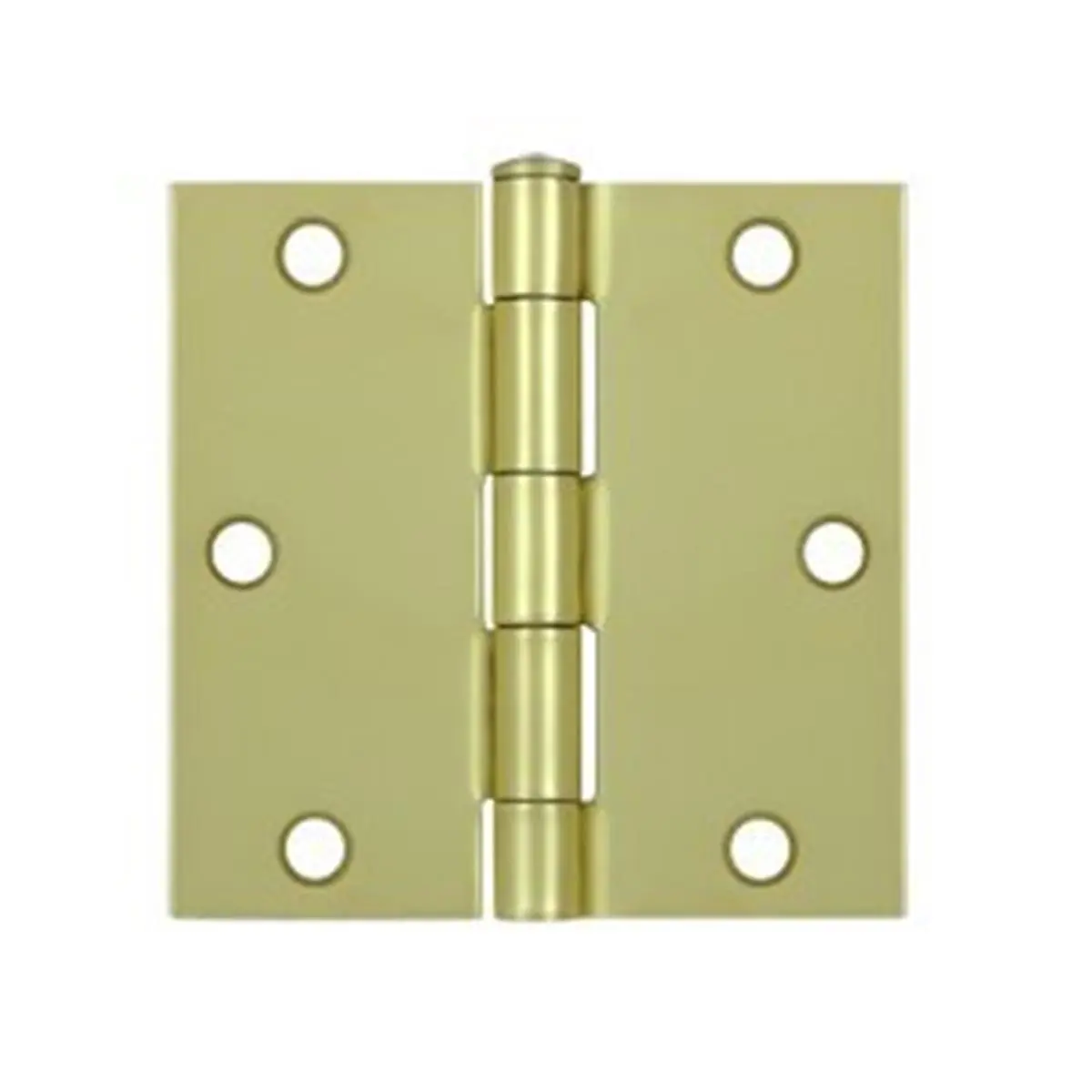Deltana S35U4-R Threaded Metal Hinge, 3.5 x 3.5 in. Square Right-Hand Steel Hinge, US4 Finish, Threaded Metal Hinges