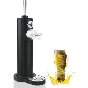 Richard Bergendi  Draught  Pump,  kegerator,  Tap, Draft  Dispenser, Portable Mini Keg For All Can Beers, , Birthday  for Men, Husband, Dad, Son,  Gifts For Men Black