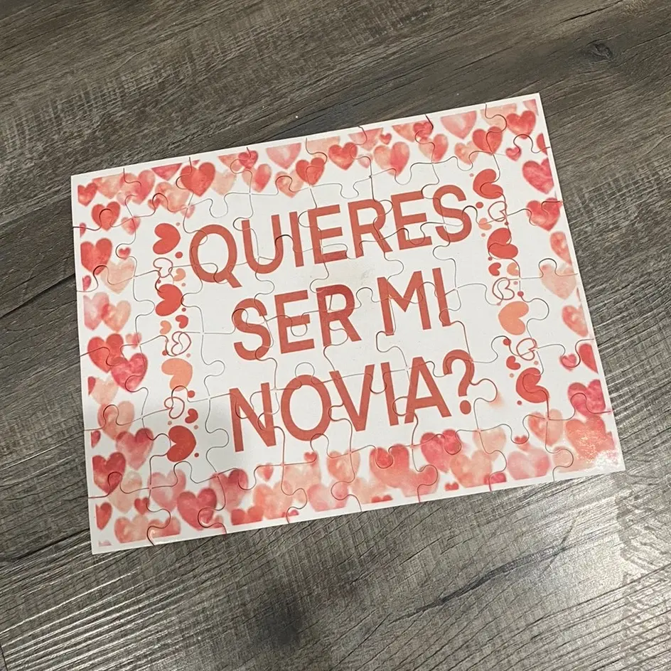 QUIERES SER MI NOVIA PUZZLE
