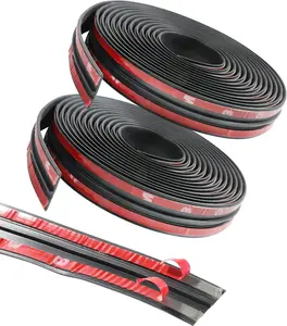 2PCS Windshield Trim,22 Ft Windshields Rubber Seal,Car Door Seal Car Sunroof Seal,Cars Accessories Car Weather Stripping T Shape Automotive Door Sealing Strip for Sunroof Front Rear Windshield