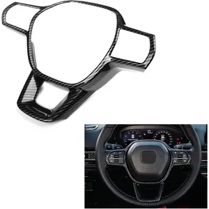 for 11th Gen Civic Accessories Interior Decoration fTrims Compatible with Honda Civic 2022-2026, CR-V/HR-V/Accord 2023-2026 -Carbon Fiber Grain