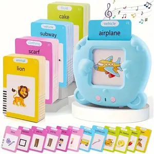 [Learning Toys] 112 Flash Cards Flash Card Learning Toys, Reading Machine with 224 One Words | Learning Electronic Toys, Birthday Gifts for Children