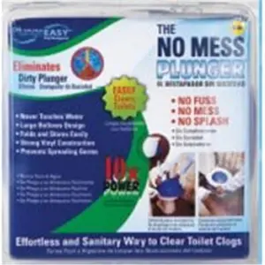 Plunge Max Toilet Plunger (Model PF000501) by PF Waterworks - Vinyl & Steel Construction, High Volume, for Bathroom Bowl Clogs Removal, Compatible with Toilet Seats