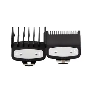 Professional Hair Cutting Comb Set, Hair Cutting Accessories, 2 Pieces Trimming Combs with Guides, Fits 1.5mm & 4.5mm Blades, Styling Tools for Salon Use