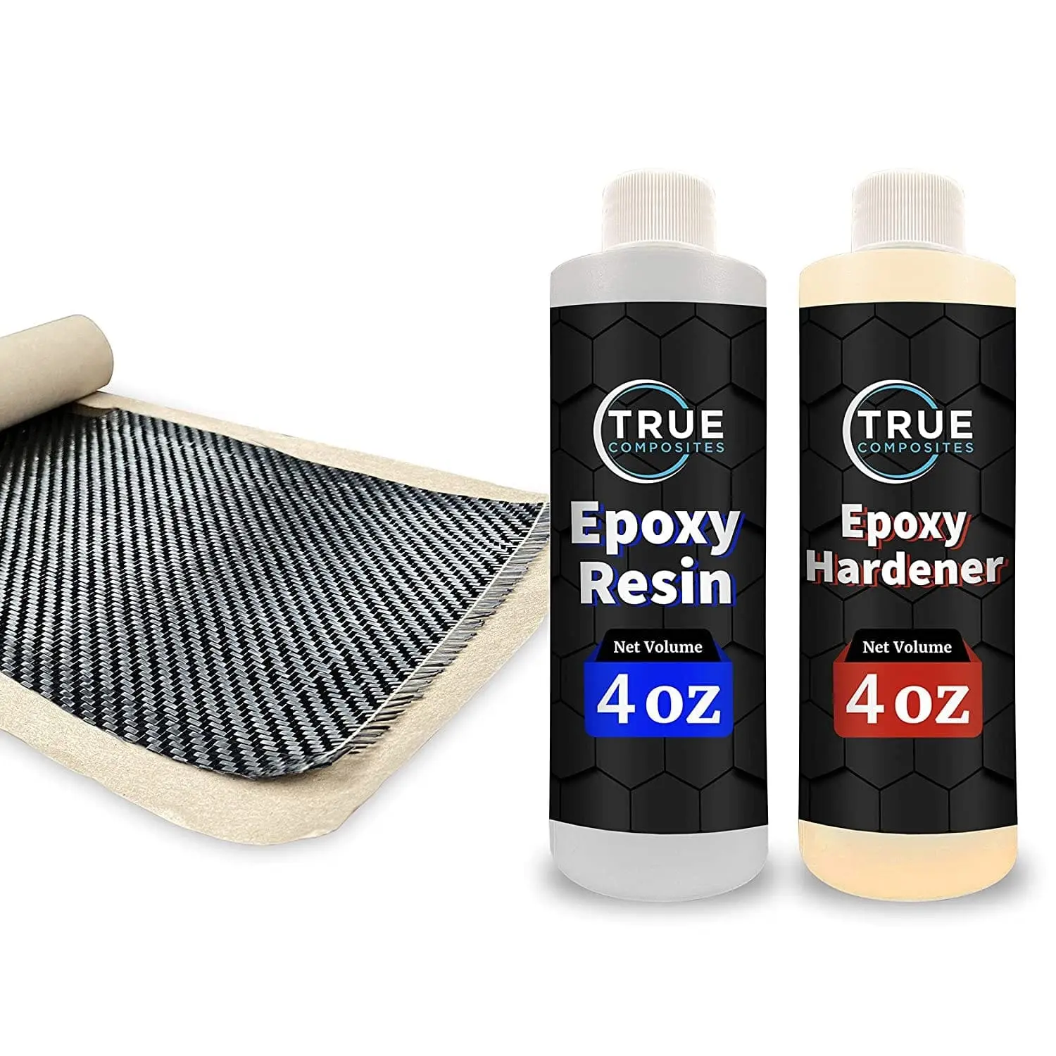 Carbon Fiber Sheet & Epoxy Resin Kit