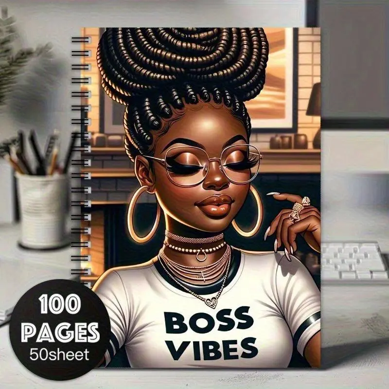 Girl Self-motivation Notepad, 1 Count Creative Planner, Daily Guided Journal, Journals for Writing, Suitable for Gifting as a Stationery Gift to Friends, Family, Loved Ones, Or Yourself, Travel Diary Notebook, Portable Diary