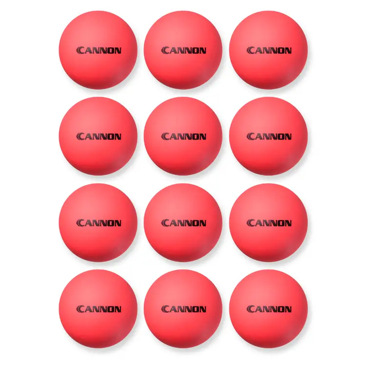 Cannon Sports 12 Pack High-Bounce Handballs - Bulk Pack for Training, Games, Recreational Sports, and Fetch Play - Durable Rubber High-Bounce Ball