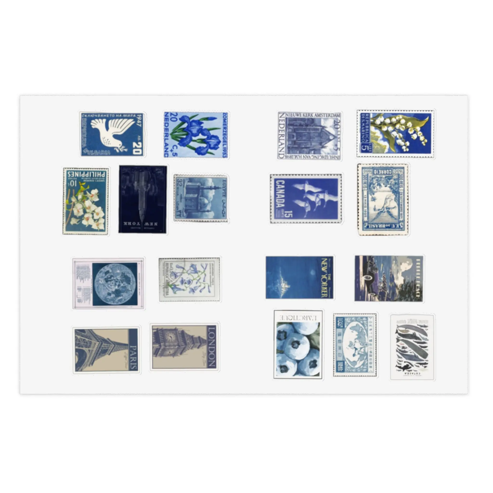 The Vintage Post Sticker Sheet