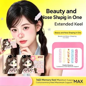30/20/10pcs Nose Patch, Breathable Nose Strip, Nose Tape, Adjustable Nose Wing Stickers, Adjustable Nose Shaper, Memory Bone Design, Customizable Nose Shaping, Reduces Nose Bridge Width