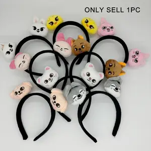 Cute Animal Hairband, Animal Ears Headband, Wolf, Chicken, Cat, Bear Designs, Perfect for Fan Support, Daily Use, 1 Piece, Cute Headbands