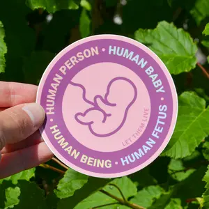 Human Circle Sticker