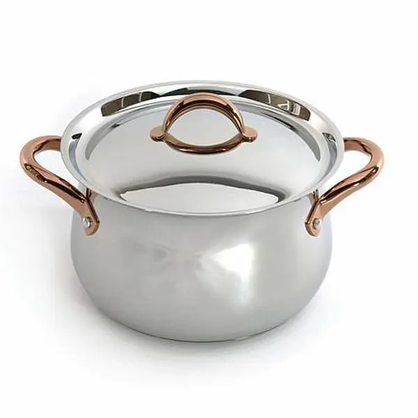 BergHoff Ouro Gold 18/10 Stainless Steel 9.5" Covered Dutch Oven BergHoff Ouro Gold 18/10 Stainless Steel 9.5" Covered Dutch Oven