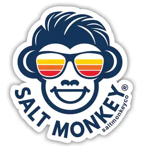 Salt Monkey Logo Sticker - Original Design with Unique Logo Elements