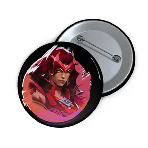 RIVALS GAMING PURE CHAOS, Gamer Pin Buttons, Gaming Accessories, Geeky Pins, Video Game Merch, Fantasy Button Badges
