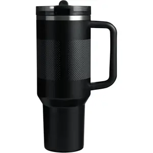 40OZ Stainless Steel Water Bottle with Straw, Kitchenware Drinkware Vacuum Flask, Flasks Tumbler